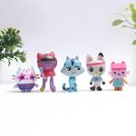 **HOT 13pcs Gabby Dollhouse Anime Figure Toy Smiling Car Cat Hug Gaby Girl Dolls Mercat Cartoon Action Figure Xmas Birthday Gift