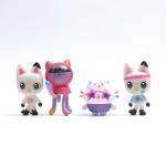 **HOT 13pcs Gabby Dollhouse Anime Figure Toy Smiling Car Cat Hug Gaby Girl Dolls Mercat Cartoon Action Figure Xmas Birthday Gift
