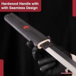 Armory Replicas Hand Crafted Sasuke Grass Cutter Ninja Straitblade Replica Sword | Carbon Steel Collectible (Dark Grass Cutter)