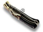 Stag Horn & Buffalo Horn 6.5'' 100% Handmade Damascus Steel Folding Pocket Knife 100% Prime Quality