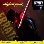 Zing Cyberpunk 2077 - Thermal Errata Katana - Replica – Official Licensed Collectible Sword with Lights & Sounds, 47" Full-Size Cosplay Prop