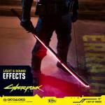 Zing Cyberpunk 2077 - Thermal Errata Katana - Replica – Official Licensed Collectible Sword with Lights & Sounds, 47" Full-Size Cosplay Prop