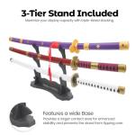 Cold Blade Katana Sword - 41 inches Katana Replica with Holster Belt and Display Stand - Sword with Authentic Design Zihegui