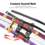 Cold Blade Katana Sword - 41 inches Katana Replica with Holster Belt and Display Stand - Sword with Authentic Design Zihegui