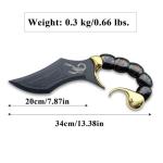 Cybeplay 13" Fantasy Scorpion Style Sword Stainless Steel Blade with Display Stand, for Collecting,Home Decor,Display, and Gifting