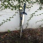 1sword Legend Master Sword Replica - 42" Twin Light Sword for Collection, Cosplay, LARP, Gifts - Master Sword Metal Fitting Design for Fans and Collectors