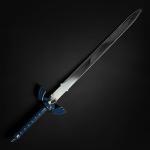1sword Legend Master Sword Replica - 42" Twin Light Sword for Collection, Cosplay, LARP, Gifts - Master Sword Metal Fitting Design for Fans and Collectors