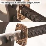 3pc Set Japanese Samurai Sword with Display Stand,Iaido Katana,Matte Texture