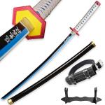SV Handmade Anime Sword Cosplay Tomioka Giyuu Sword Katana 41 inches，Collectible Gifts