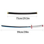 SV Handmade Anime Sword Cosplay Tomioka Giyuu Sword Katana 41 inches，Collectible Gifts