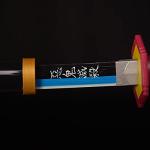 SV Handmade Anime Sword Cosplay Tomioka Giyuu Sword Katana 41 inches，Collectible Gifts