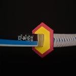 SV Handmade Anime Sword Cosplay Tomioka Giyuu Sword Katana 41 inches，Collectible Gifts