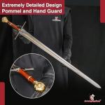 Armory Replicas™ - Chronicles of Narnia Prince Sword Replica - Gold | 45" Sword from The Lion, The Witch and The Wardrobe Movie