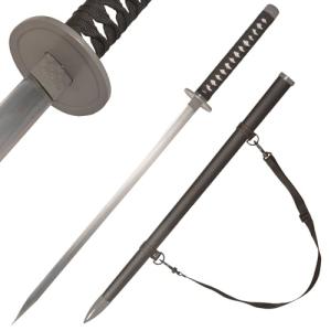COSWOR 41.3" Anime Carbon Steel Katana Samurai Sword for Cosplay, Performance Props, Home Decor
