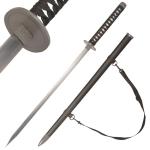 COSWOR 41.3" Anime Carbon Steel Katana Samurai Sword for Cosplay, Performance Props, Home Decor