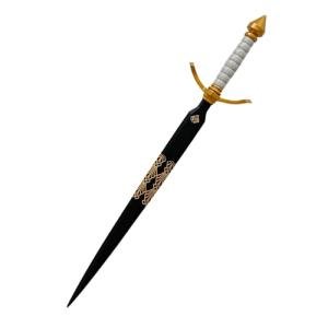 Sword Valley Expedition Series Gustav Collectible Sword with Hanging Board - Zinc Alloy Guard｜119cm/46.85" & 52.5cm/20.67" Length｜Weathered Finish Blade｜Decorative Engraved Symbols (52.5cm/20.67")