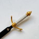 Sword Valley Expedition Series Gustav Collectible Sword with Hanging Board - Zinc Alloy Guard｜119cm/46.85" & 52.5cm/20.67" Length｜Weathered Finish Blade｜Decorative Engraved Symbols (52.5cm/20.67")