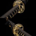 1045/1060 high Carbon Steel Full Hand Forged Traditional, Katana Sword Hademade Heat Tempered ，Japanese Samurai Swords ，Full Tang,Functional,Black