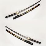 1045/1060 high Carbon Steel Full Hand Forged Traditional, Katana Sword Hademade Heat Tempered ，Japanese Samurai Swords ，Full Tang,Functional,Black