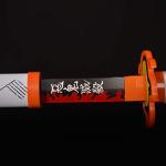 SV Handmade Anime Sword Cosplay Rengoku Kyoujurou Sword Katana 41 inches，Collectible Gifts