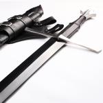 SV Western Medieval Sword, Full Tang Tempered Handmade Real Sword, Manganese Steel Sharp 50.4 inches, Display, Collection, Gift