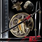 Handmade Katana, Japanese Samurai Sword Katana,Full Tang,1095 High Carbon Steel High Carbon Steel Heat Tempered/Clay Tempered