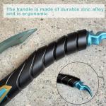 COSWOR 24" Anime Stainless Steel Baruka's Sword Sung Jingwoo with Display Stand for Collection, Cosplay