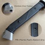 Claymeur 34" Handmade Full Tang High Carbon Steel Samurai Sword Katana with Scabbard for Practice, Collection, Outdoor Use, Display