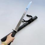 Claymeur 34" Handmade Full Tang High Carbon Steel Samurai Sword Katana with Scabbard for Practice, Collection, Outdoor Use, Display