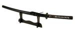 Vulcan Gear Traditional Japanese Handmade Sharp Katana Samurai Sword with Scabbard and Sword Stand (Crane Tsuba)