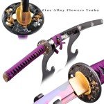 41 inch Handmade Japanese Samurai Katana Sword Full Tang for Man Gift Cosplay Decoration Self Defense