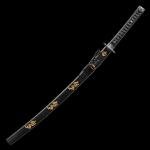 Handmade Japanese Katana Sword Real - Authentic Hand Forged Full Tang 1060 High Carbon Steel Samurai Swords for Martial Arts, Collection & Display, 40.5-Inch