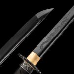 Handmade Japanese Katana Sword Real - Authentic Hand Forged Full Tang 1060 High Carbon Steel Samurai Swords for Martial Arts, Collection & Display, 40.5-Inch