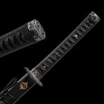 Handmade Japanese Katana Sword Real - Authentic Hand Forged Full Tang 1060 High Carbon Steel Samurai Swords for Martial Arts, Collection & Display, 40.5-Inch