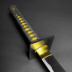 Bishamon Japanese Style Hand-Forged Samurai Sword with Full Tang Carbon Steel Blade – Includes Scabbard – Decorative Katana for Display, Collection & Cosplay (Samurai Jack)