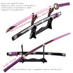 41 inch Handmade Japanese Samurai Katana Sword Full Tang for Man Gift Cosplay Decoration Self Defense
