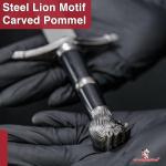 Armory Replicas™ - Chronicles of Narnia Dagger - Replica Blade with Ornate Lion Head Pommel - 440 Stainless Steel Construction, Mirror Polished Spear Point