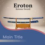 Eroton- Full Handmade Real Japanese Samurai Katana Sword 1045/1060/1095/T10High Carbon Steel Heat Tempered/Clay Tempered, Dragon Tsuba,Full Tang,Functional Sharp, Razor Sharp,Battle Ready(2.7ib)…