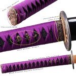 41 inch Handmade Japanese Samurai Katana Sword Full Tang for Man Gift Cosplay Decoration Self Defense