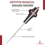 Armory Replicas Founding Wizard Griffin Sword of Heart and Bravery Silver