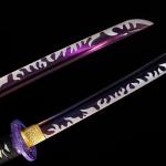 1045/1060 high Carbon Steel Full Hand Forged Traditional, Katana Sword Hademade Heat Tempered ，Japanese Samurai Swords ，Full Tang,Functional,Black