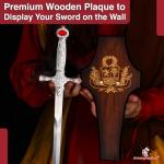 Armory Replicas Founding Wizard Griffin Sword of Heart and Bravery Silver