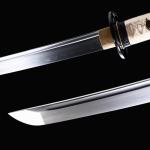 TUONEX Handmade Sharp Katana, Traditional Clay Tempered 1060 Steel 56HRC Katana Sword, Full Tang Authentic Japanese Craft Samurai Sword