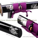 41 inch Handmade Japanese Samurai Katana Sword Full Tang for Man Gift Cosplay Decoration Self Defense