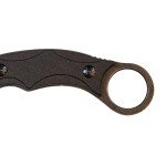 Smith & Wesson SW995 8.5in High Carbon S.S. Full Tang Karambit Knife with a 3.75in Clip Point Blade and Nylon Handle for Outdoor, Tactical, Survival and EDC