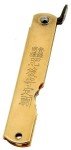 Higo no Kami 10 Pocket Knife by Nagao Seisakusho, Brass Finish