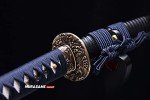 MURASAME Katana Sword Handmade T10 Steel Clay Tempered Real Hamon Razor Sharp Wave Theme
