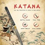 Handmade Sword - Japanese Samurai Katana Swords, Functional, Hand Forged, 1045 Carbon Steel, Clay Tempered, Damascus, Full Tang, Sharp, Dragon Tsuba, Black Wooden Scabbard, Sword Certificate