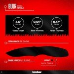 Kershaw Blur Black (1670BLK) Everyday Carry Pocketknife, 3.4 inch Stainless Steel Drop Point Blade, Cerakote Blade Finish, SpeedSafe Opening, Reversible Pocketclip; 3.9 OZ
