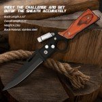 VESON-LON AK 47 Folding Pocket Knife with LED Light